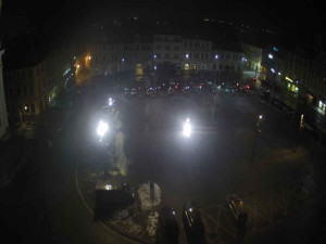 Město Klatovy - Náměstí Míru - 1.2.2026 v 04:30 Město Klatovy - Náměstí Míru - 1.2.2026 v 04:30