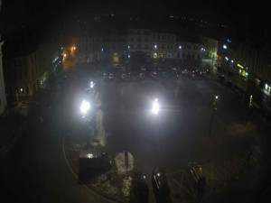 Město Klatovy - Náměstí Míru - 1.2.2026 v 05:15 Město Klatovy - Náměstí Míru - 1.2.2026 v 05:15