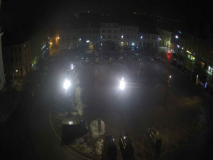 Město Klatovy - Náměstí Míru - 1.2.2026 v 06:15 Město Klatovy - Náměstí Míru - 1.2.2026 v 06:15