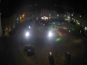 Město Klatovy - Náměstí Míru - 21.3.2026 v 22:45 Město Klatovy - Náměstí Míru - 21.3.2026 v 22:45