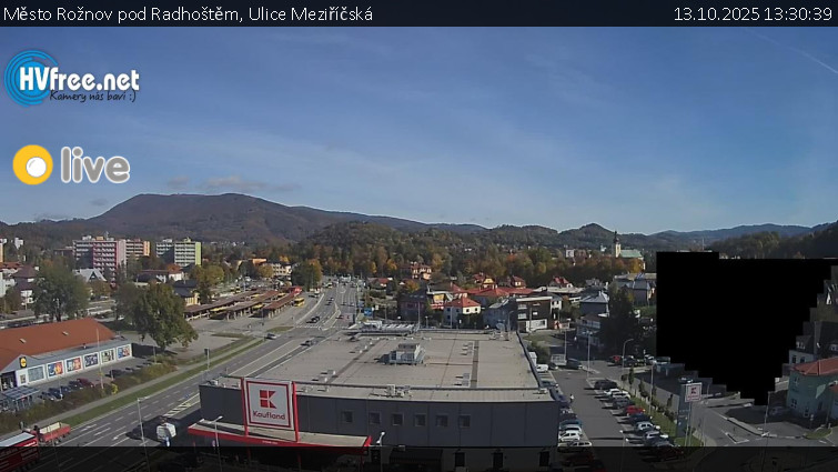 Město Rožnov pod Radhoštěm - Ulice Meziříčská - 13.10.2025 v 13:30 Město Rožnov pod Radhoštěm - Ulice Meziříčská - 13.10.2025 v 13:30