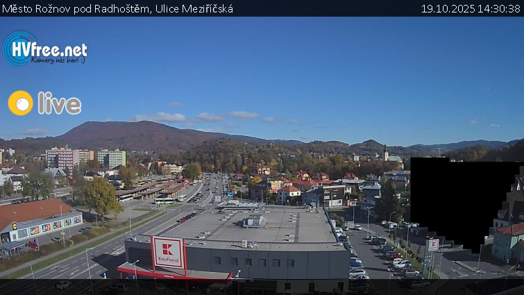 Město Rožnov pod Radhoštěm - Ulice Meziříčská - 19.10.2025 v 14:30 Město Rožnov pod Radhoštěm - Ulice Meziříčská - 19.10.2025 v 14:30