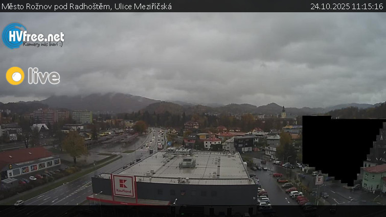 Město Rožnov pod Radhoštěm - Ulice Meziříčská - 24.10.2025 v 11:15 Město Rožnov pod Radhoštěm - Ulice Meziříčská - 24.10.2025 v 11:15