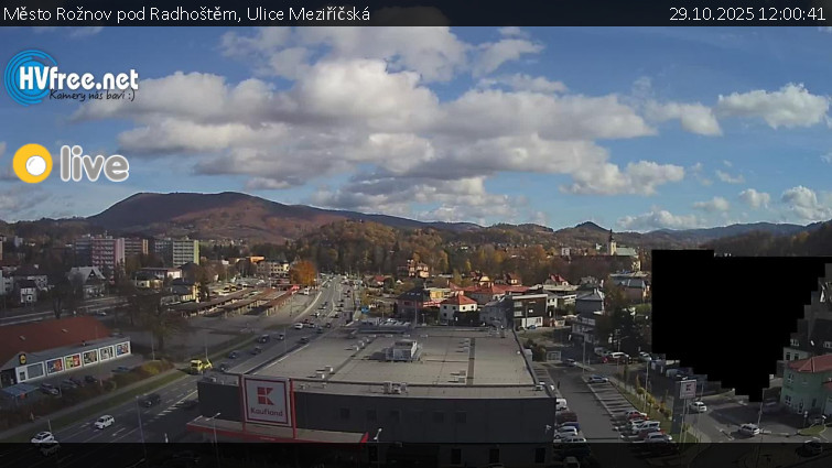 Město Rožnov pod Radhoštěm - Ulice Meziříčská - 29.10.2025 v 12:00 Město Rožnov pod Radhoštěm - Ulice Meziříčská - 29.10.2025 v 12:00