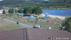 Plaża, zjeżdżalnia wodna