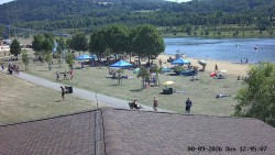 Plaża, zjeżdżalnia wodna