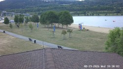 Plaża, zjeżdżalnia wodna