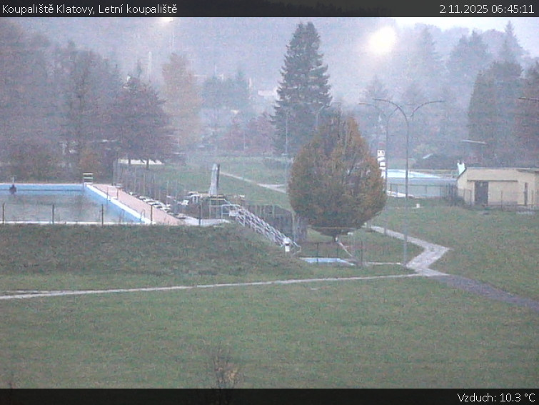 Koupaliště Klatovy - Letní koupaliště - 2.11.2025 v 06:45 Koupaliště Klatovy - Letní koupaliště - 2.11.2025 v 06:45