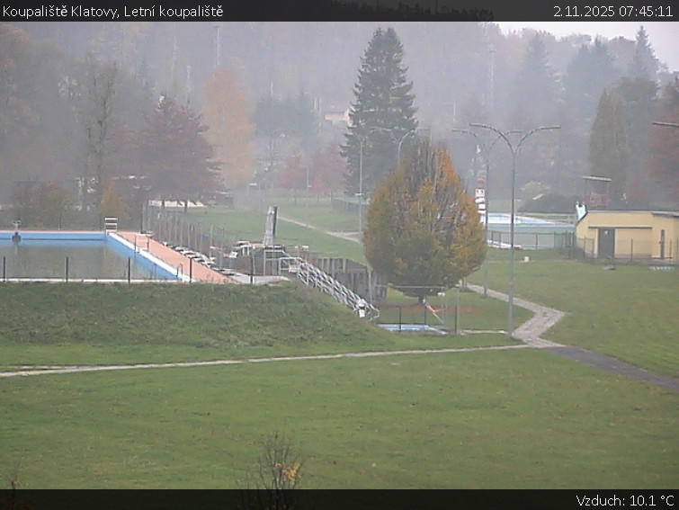 Koupaliště Klatovy - Letní koupaliště - 2.11.2025 v 07:45 Koupaliště Klatovy - Letní koupaliště - 2.11.2025 v 07:45