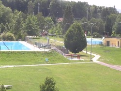 Summer swimming pool