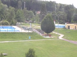 Summer swimming pool