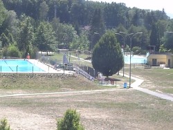 Summer swimming pool