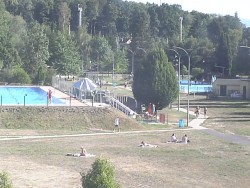 Summer swimming pool