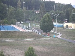Summer swimming pool