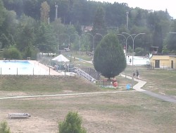Summer swimming pool