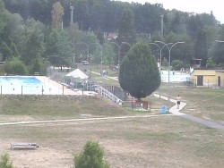Summer swimming pool