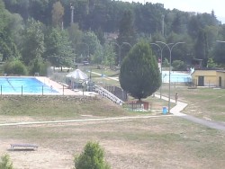 Summer swimming pool