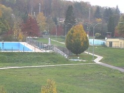 Summer swimming pool