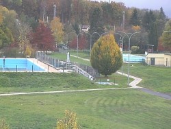 Summer swimming pool