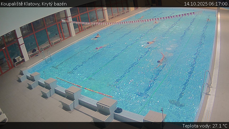 Koupaliště Klatovy - Krytý bazén - 14.10.2025 v 06:17 Koupaliště Klatovy - Krytý bazén - 14.10.2025 v 06:17