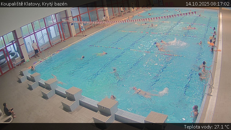 Koupaliště Klatovy - Krytý bazén - 14.10.2025 v 08:17 Koupaliště Klatovy - Krytý bazén - 14.10.2025 v 08:17
