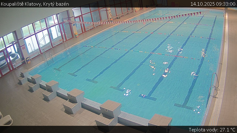 Koupaliště Klatovy - Krytý bazén - 14.10.2025 v 09:33 Koupaliště Klatovy - Krytý bazén - 14.10.2025 v 09:33