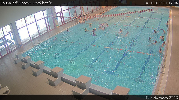 Koupaliště Klatovy - Krytý bazén - 14.10.2025 v 11:17 Koupaliště Klatovy - Krytý bazén - 14.10.2025 v 11:17