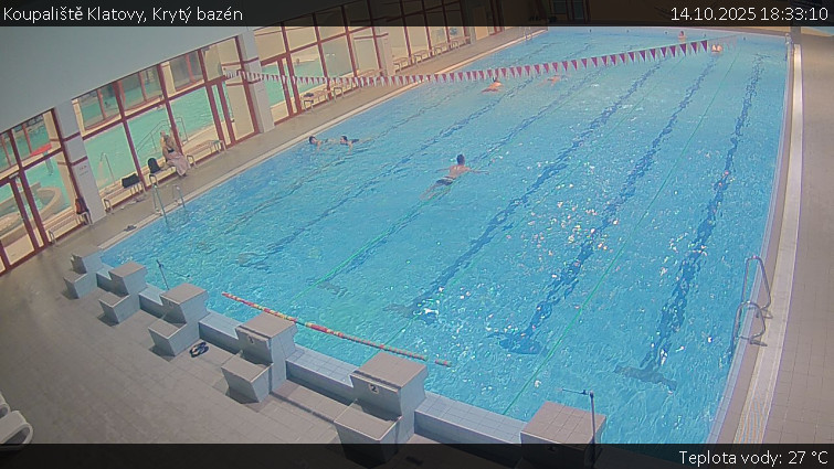 Koupaliště Klatovy - Krytý bazén - 14.10.2025 v 18:33 Koupaliště Klatovy - Krytý bazén - 14.10.2025 v 18:33