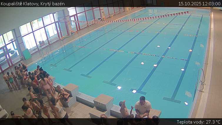 Koupaliště Klatovy - Krytý bazén - 15.10.2025 v 12:03 Koupaliště Klatovy - Krytý bazén - 15.10.2025 v 12:03