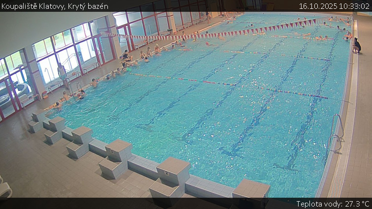 Koupaliště Klatovy - Krytý bazén - 16.10.2025 v 10:33 Koupaliště Klatovy - Krytý bazén - 16.10.2025 v 10:33
