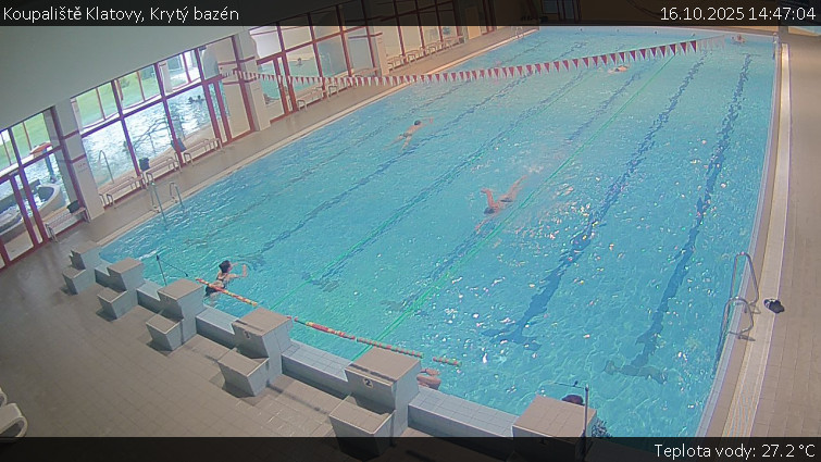 Koupaliště Klatovy - Krytý bazén - 16.10.2025 v 14:47 Koupaliště Klatovy - Krytý bazén - 16.10.2025 v 14:47