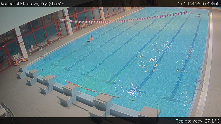 Koupaliště Klatovy - Krytý bazén - 17.10.2025 v 07:03 Koupaliště Klatovy - Krytý bazén - 17.10.2025 v 07:03