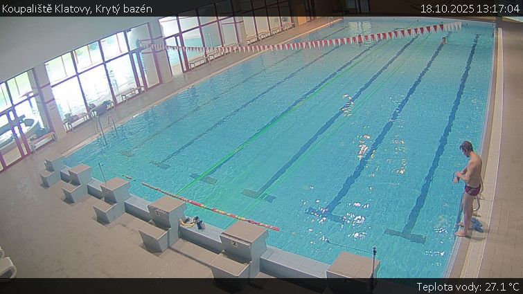 Koupaliště Klatovy - Krytý bazén - 18.10.2025 v 13:17 Koupaliště Klatovy - Krytý bazén - 18.10.2025 v 13:17