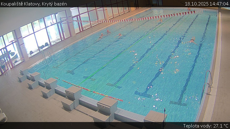 Koupaliště Klatovy - Krytý bazén - 18.10.2025 v 14:47 Koupaliště Klatovy - Krytý bazén - 18.10.2025 v 14:47