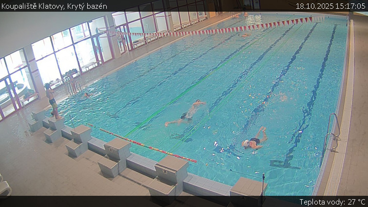 Koupaliště Klatovy - Krytý bazén - 18.10.2025 v 15:17 Koupaliště Klatovy - Krytý bazén - 18.10.2025 v 15:17