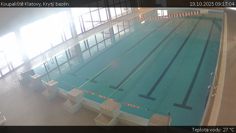 Koupaliště Klatovy - Krytý bazén - 19.10.2025 v 09:17 Koupaliště Klatovy - Krytý bazén - 19.10.2025 v 09:17
