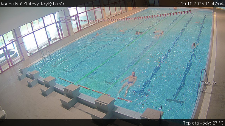 Koupaliště Klatovy - Krytý bazén - 19.10.2025 v 11:47 Koupaliště Klatovy - Krytý bazén - 19.10.2025 v 11:47