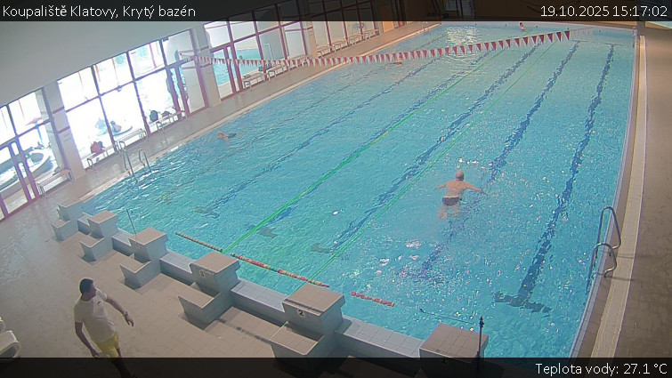 Koupaliště Klatovy - Krytý bazén - 19.10.2025 v 15:17 Koupaliště Klatovy - Krytý bazén - 19.10.2025 v 15:17