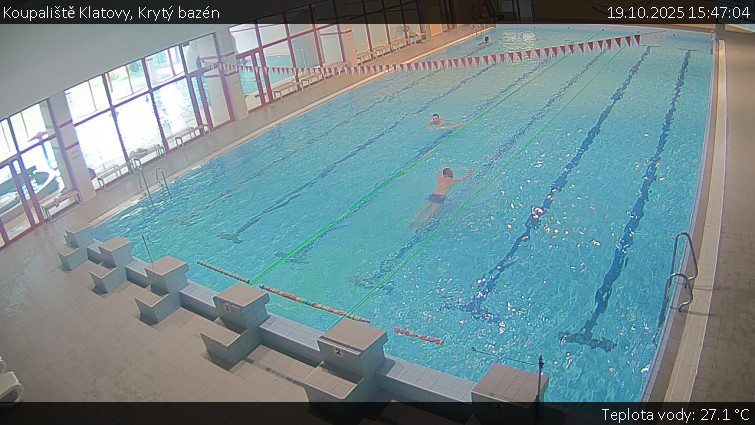 Koupaliště Klatovy - Krytý bazén - 19.10.2025 v 15:47 Koupaliště Klatovy - Krytý bazén - 19.10.2025 v 15:47