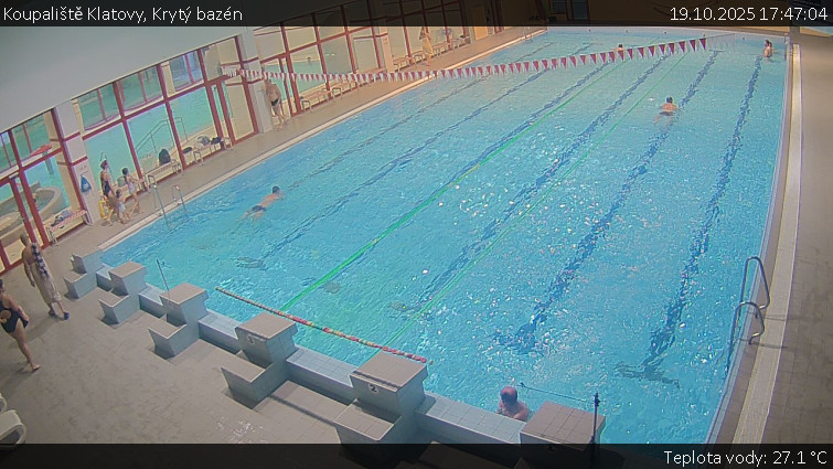 Koupaliště Klatovy - Krytý bazén - 19.10.2025 v 17:47 Koupaliště Klatovy - Krytý bazén - 19.10.2025 v 17:47