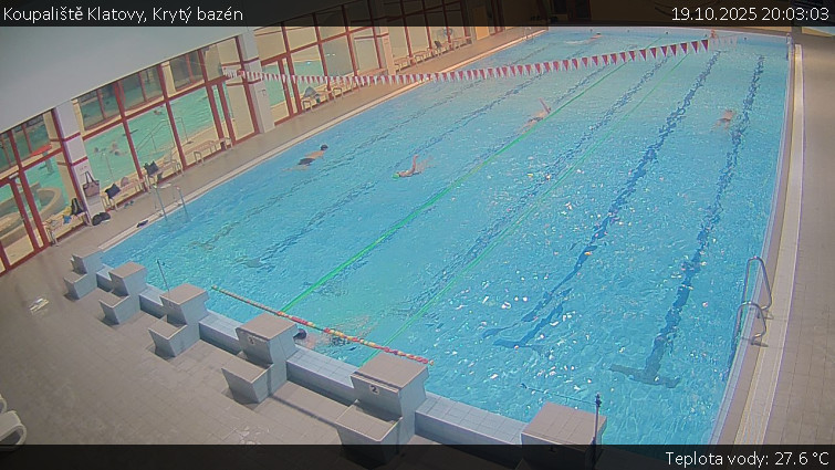 Koupaliště Klatovy - Krytý bazén - 19.10.2025 v 20:03 Koupaliště Klatovy - Krytý bazén - 19.10.2025 v 20:03