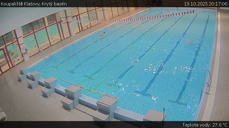Koupaliště Klatovy - Krytý bazén - 19.10.2025 v 20:17 Koupaliště Klatovy - Krytý bazén - 19.10.2025 v 20:17