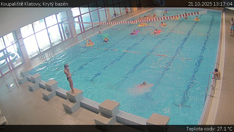 Koupaliště Klatovy - Krytý bazén - 21.10.2025 v 13:17 Koupaliště Klatovy - Krytý bazén - 21.10.2025 v 13:17