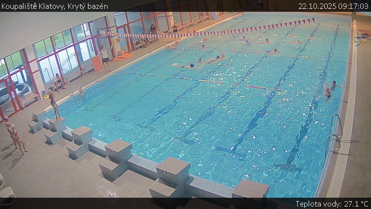 Koupaliště Klatovy - Krytý bazén - 22.10.2025 v 09:17 Koupaliště Klatovy - Krytý bazén - 22.10.2025 v 09:17