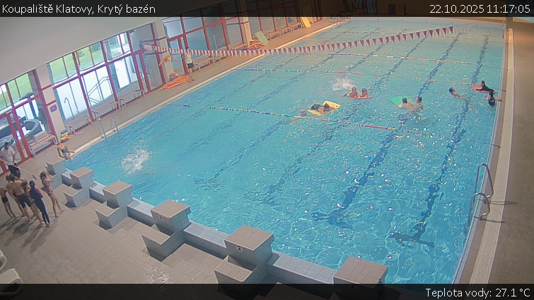 Koupaliště Klatovy - Krytý bazén - 22.10.2025 v 11:17 Koupaliště Klatovy - Krytý bazén - 22.10.2025 v 11:17