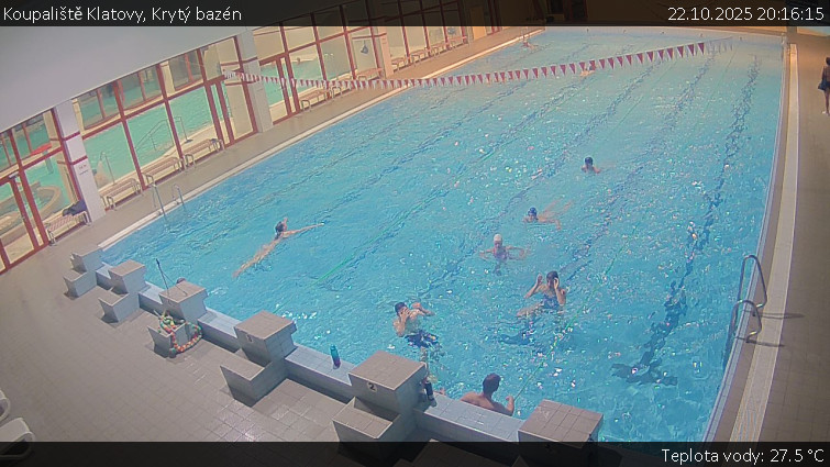 Koupaliště Klatovy - Krytý bazén - 22.10.2025 v 20:16 Koupaliště Klatovy - Krytý bazén - 22.10.2025 v 20:16