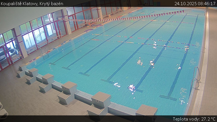 Koupaliště Klatovy - Krytý bazén - 24.10.2025 v 08:46 Koupaliště Klatovy - Krytý bazén - 24.10.2025 v 08:46