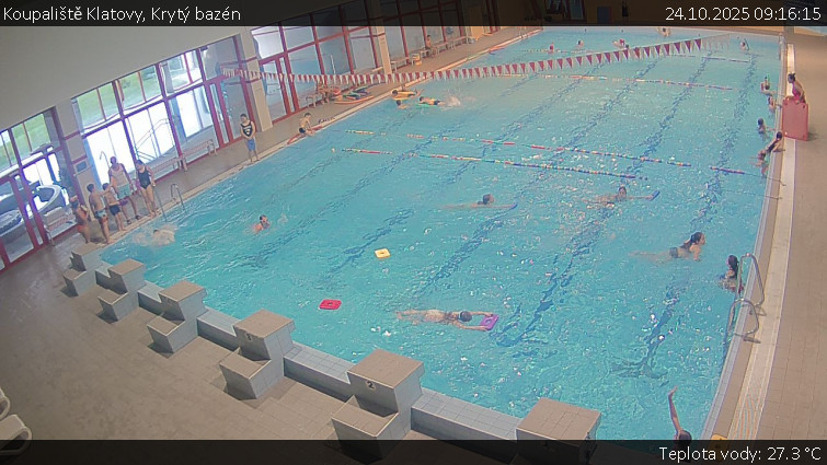 Koupaliště Klatovy - Krytý bazén - 24.10.2025 v 09:16 Koupaliště Klatovy - Krytý bazén - 24.10.2025 v 09:16
