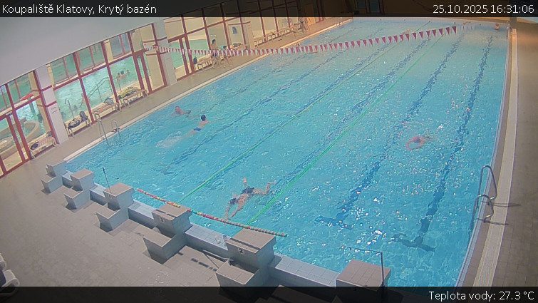 Koupaliště Klatovy - Krytý bazén - 25.10.2025 v 16:31 Koupaliště Klatovy - Krytý bazén - 25.10.2025 v 16:31