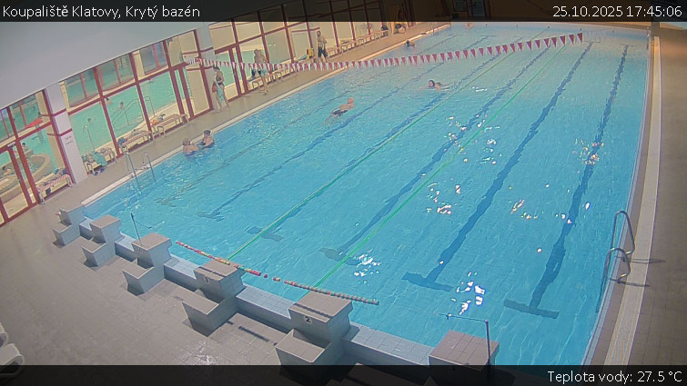 Koupaliště Klatovy - Krytý bazén - 25.10.2025 v 17:45 Koupaliště Klatovy - Krytý bazén - 25.10.2025 v 17:45